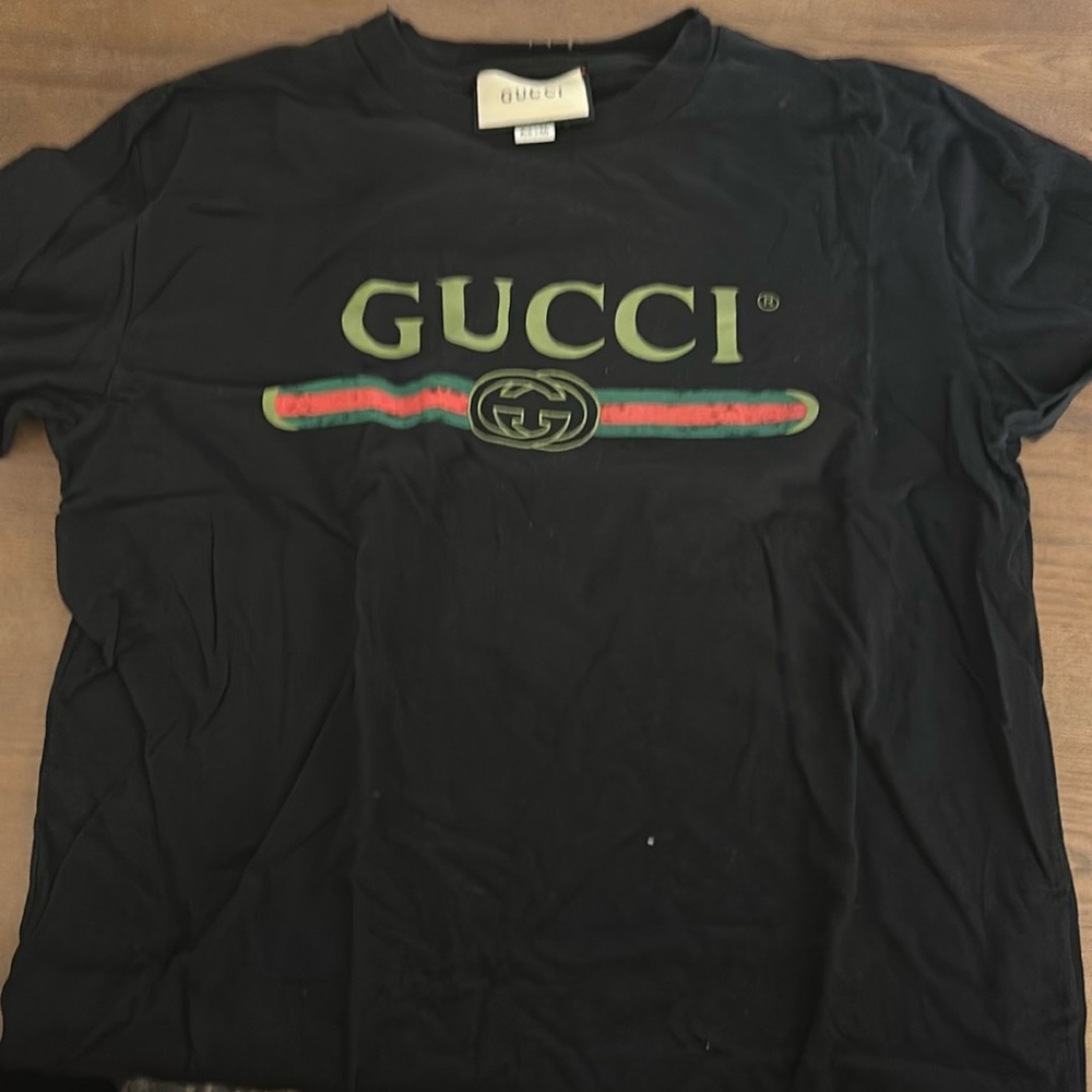 Xl black Gucci tshirt